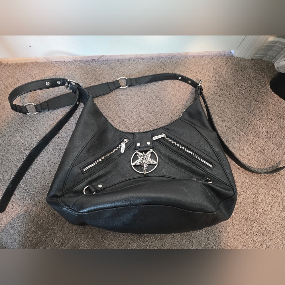 Killstar Large Baphomet Shoulder Bag